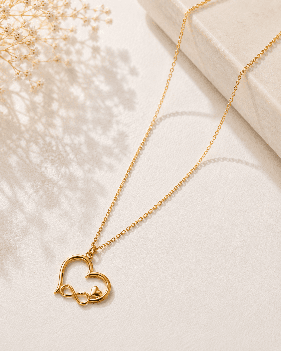 Eternal Heart 9KT Gold Necklace